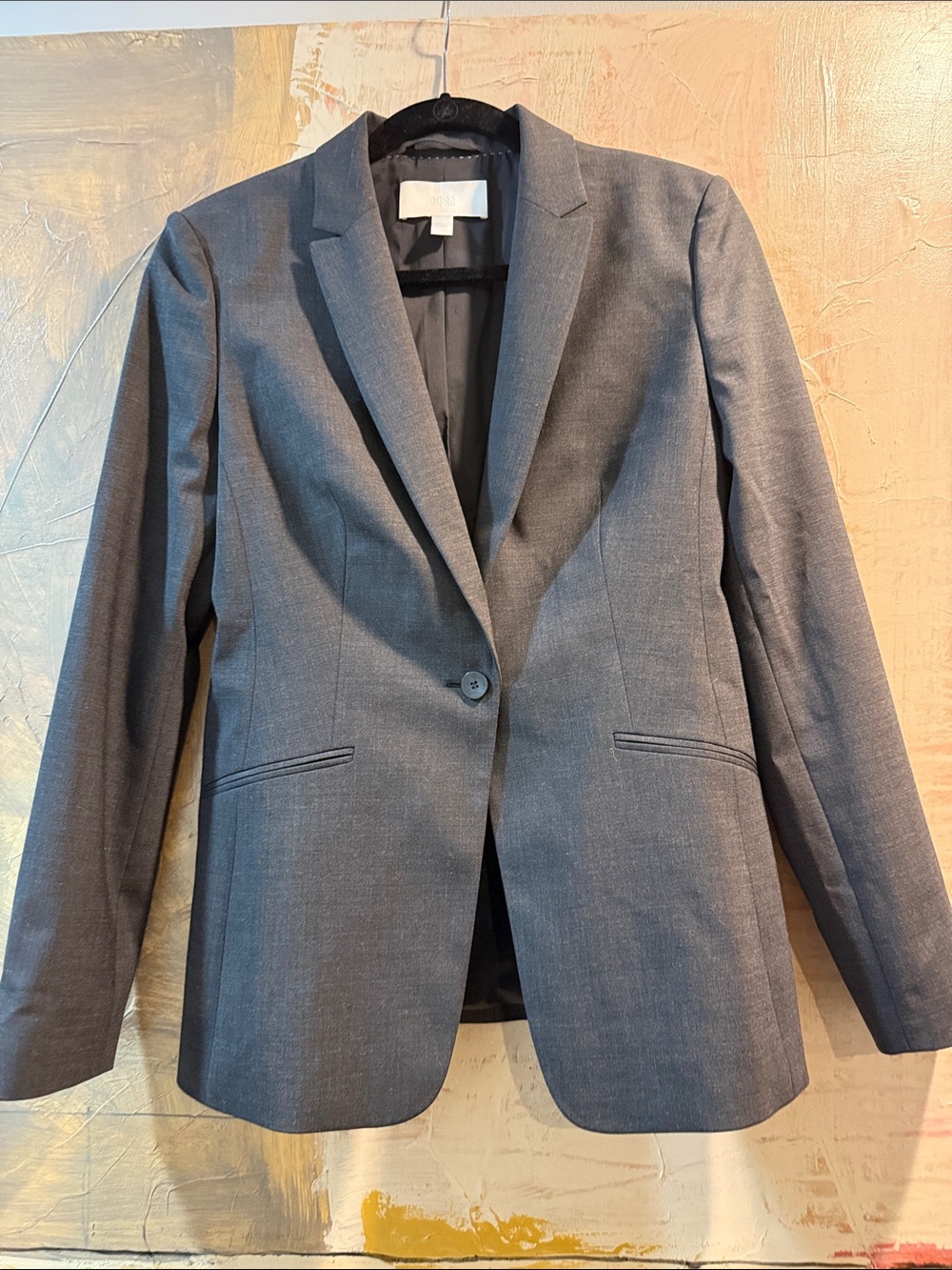 BOSS Hugo Boss Gray Tailored Blazer – Size 6